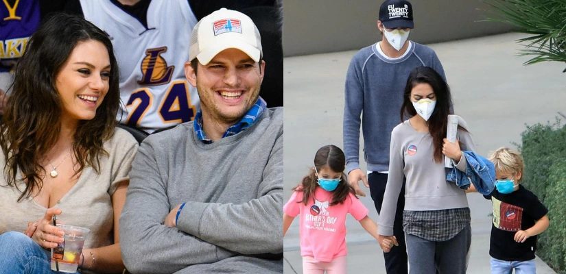 Mila Kunis And Ashton Kutcher (today.com)(hola.com)